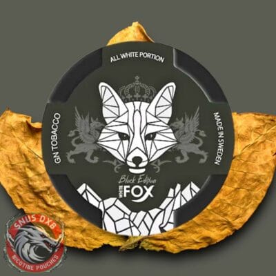 White Fox Black Slim All White