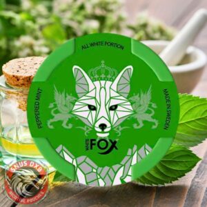 White Fox Peppered Mint Slim All White