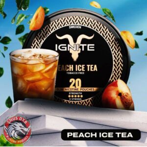 IGNITE Peach Ice Tea Nicotine Pouches